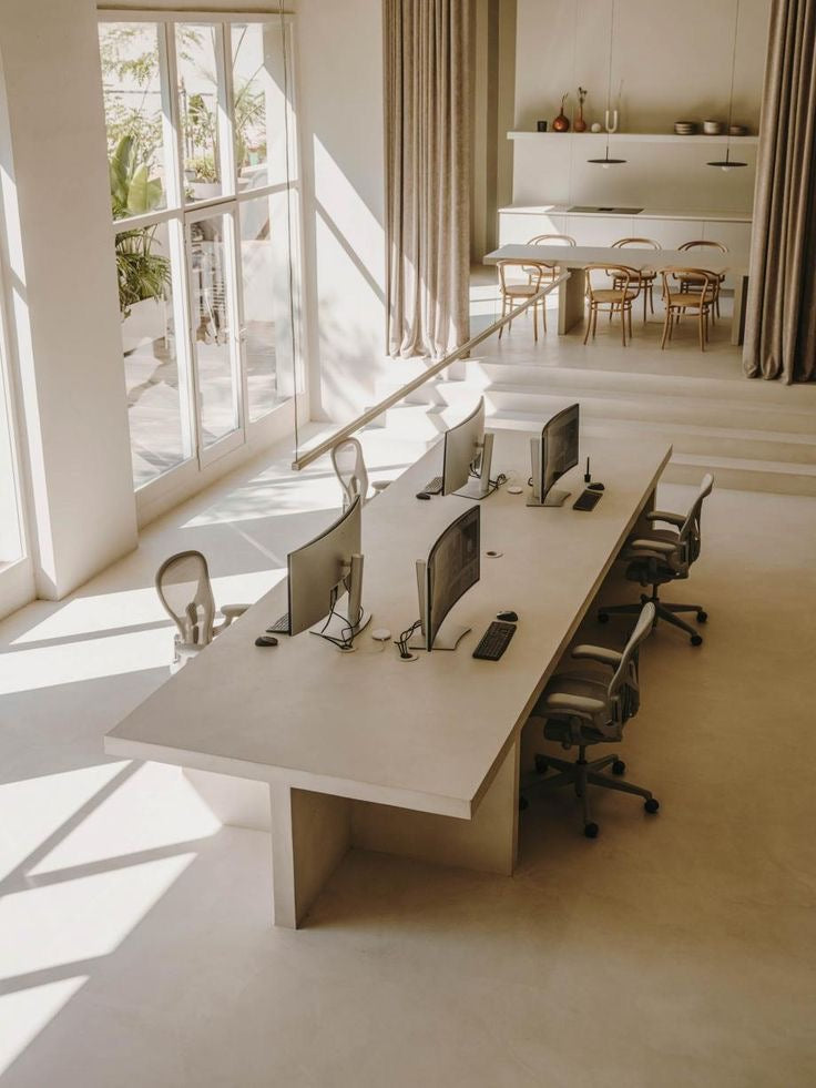 B2B minimalistische interieurstyling - kantoor inrichting